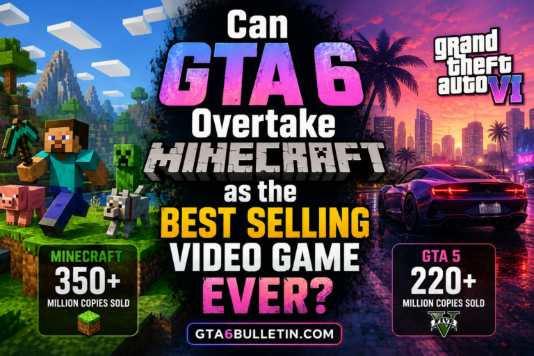Can GTA 6 Overtake Minecraft as the Best Selling Video Game Ever?