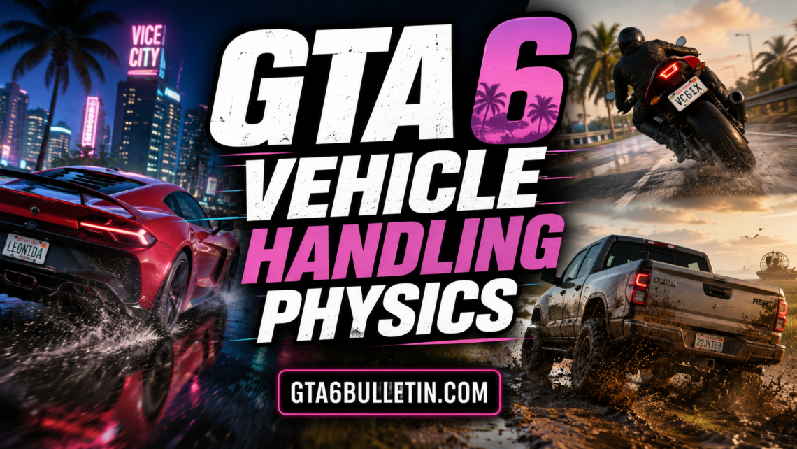GTA 6 Vehicle Handling Physics