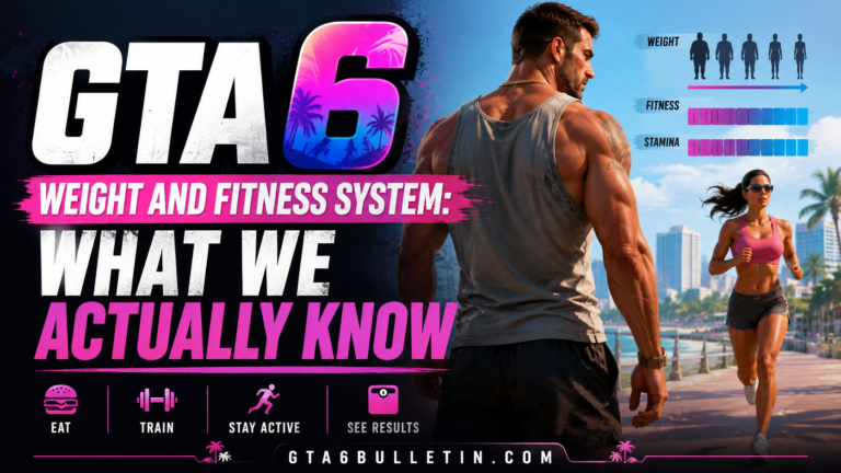 GTA 6 Weight and Fitness System